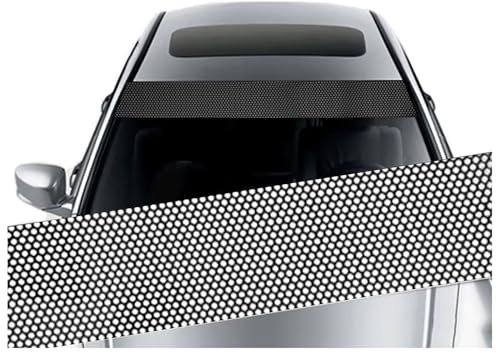 BFRDGE Auto-Front-Sonnenstreifen, für Cupra Leon Sportstourer KL I 2020-2024 Auto Windschutzscheiben Sonnenschutz, Fensteraufkleber, Aufkleber,C