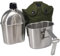 Wudaizhi Militär-feldflasche Aus Edelstahl, 1 L, Tragbare Armee-wasserflasche 0,5 L Becher Und Hüllen Zum Wandern, Camping, Klettern Und Für Die Meisten Outdoor-aktivitäten