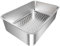 HGZLQKD Cat Litter Box Pet Litter Tray Sandbox with Sifter Stainless Steel for Indoor Cats Cat Toilet, A