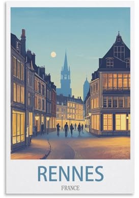 Rennes Frances Familien-Puzzle mit 2000 Teilen für Erwachsene, Geschenkidee, 100 x 70 cm