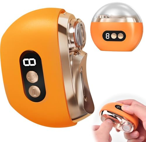 3 in 1 Electric Nail Clippers, Electric Nail Trimmer and Polisher, Rechargeable Automatic Nail Clipper with 3-Speed Gears & Nail Clippings Storage, Fingernail Toenails Clippers for Elderly Adult Kids