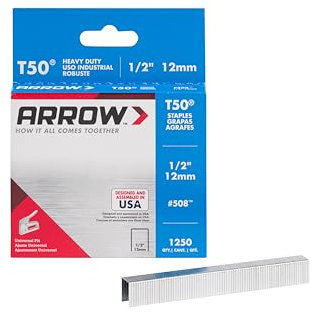 Arrow 031004 508 Caja de 1250 grapas 12 mm para la grapadora T50