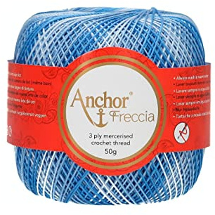 Anchor Freccia Stärke 12 4787012-09434 multicolor Häkelgarn, 100 % Baumwolle