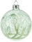 Gisela Graham Clear Glass Snowdrop Glass Bauble Tree Decoration