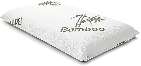 Siebenschläfer Orthopädisches Nackenstützkissen - Kopfkissen aus druckausgleichendem Visko-Gelschaum (Memory Foam) mit Bamboo-Bezug - Kissen in 72 x 42 cm - Höhe 15 cm