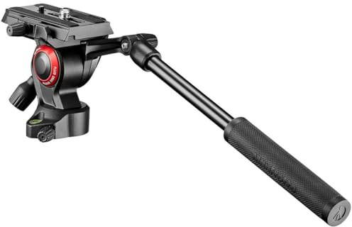 Manfrotto Befree Live Video Head | Fluid drag system with 501PL sliding plate and 10lb capacity for camcorders, DSLRs and compact system cameras