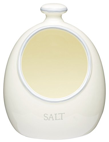 KitchenCraft Classic Collection Ceramic Salt Pig, 10.5 x 10 x 15 cm (4 x 4 x 6)