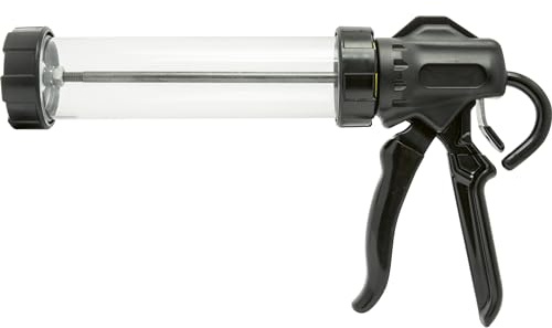 PETEC Handausdrückpistole für 290 ml / 310 ml Kartuschen | mit einem Übersetzungsverhältnis von 18:1 81500