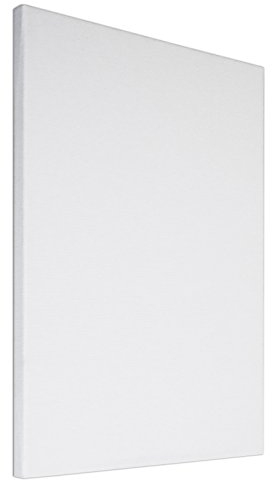 Art & Art - 7143.0 - Châssis avec Toile pour Peintres, Bois de Sapin/Coton, Blanc, 100 x 50 x 1,7 cm