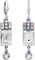 Artdeco Ohrringe Silber Marken Kristalle Crystal NOBEL SCHMUCK