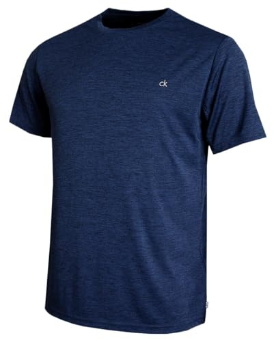 Calvin Klein Mens Harlem T-Shirt - Navy Marl - XXL