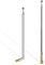 Bingfu FM Antenna DAB Radio Aerial DAB Digital TV Hybrid Radio Antenna 6 Section FM Aerial Telescopic Antenna 2 kit for FM/VHF/UHF Stereo DVB-T Reception