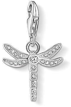 Thomas Sabo Damen Charm-Anhänger Libelle Charm Club 925 Sterling Silber 1800-051-14