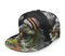 Baseball Cap Leguana Smoke Cannabis Funny Weed Marihuana Unisex 3D Hip Hop Snapback Flat Brim Hat Baseball Caps Schwarz
