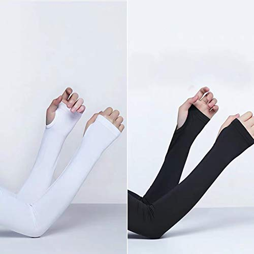 yiran Arm Sleeves, [2 Pairs] Cooling UV Protection .It Supports for Cycling Golf Baseball Basketball for Men Women and Youth In winter, it's a warm motion compression protection arm sleeve.