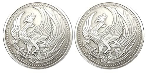 STOBOK Gedenkmünze Phönix Münzsammlung 2 Stück Detailreiche Souvenir Münze Aus Zinklegierung Für Freunde Und Familie Dekoration
