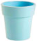 AC - Maceta con aro Desmontable - Plástico Resistente - Ideal para el Hogar, Plantas, Jardín, Decoración. - Cuidado de Plantas - Forma Redonda - Ø 25 cm - Color: Azul
