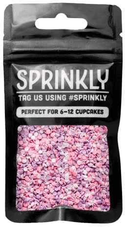SPRINKLY - Matt Sugar Confetti - Pink, White & Lilac - 25g