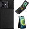 Aolcev Compatible with iPhone 12 Case iPhone 12 Pro Case Wallet Case with Card Holder Flip Folio PU Leather Magnetic Closure Stand Square Shockproof Protective Case Cover for iPhone 12/12 Pro-Black