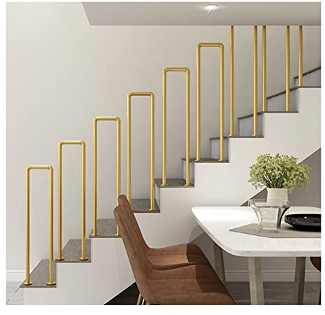 Lkjpo Handläufe Moderner Treppenhandlauf In U-Form Rutschfestes Metall Geländer Für Den Dachboden Von Innenvillen Sicherheitsstützstange Für Ältere Menschen Und Kinder Einfach Z(Size:65x20CM)