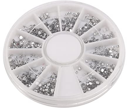 Strass boites Cristal Ongle Manucure Nail Art 1.5MM wheel
