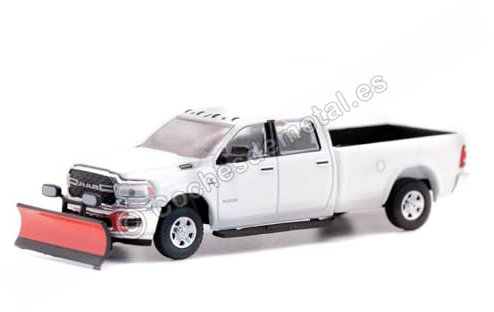 Compatible Con 2019 Dodge Ram 2500 Tradesman Con Quitanieves Blue Collar Collection Series 10 1:64 Greenlight 35220E