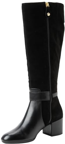 Geox D Eleana, Stivale alla caviglia Donna, Nero Wc, 35 EU