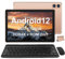 SEBBE WOZIFAN Tablet 10 Pulgadas PC 6GB RAM + 128GB ROM + TF 512GB | Octa-Core 2.0Ghz | 8000mAh | 5G WiFi | Bluetooth 5.0 | 1280 * 800 Pixels | 5MP + 13MP | Tablet con Teclado y Raton Oro