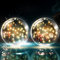 TIALLY Luces flotantes de hadas para piscina, alimentadas por energía solar, bolas LED inflables impermeables de 14 pulgadas, luces para Piscina, bola de luz flotante, decoraciones de fiesta en la