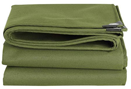 RajoNN Plane Wasserdicht Heavy Duty, Heavy Duty Canvas Tarp wasserdichte Plane Abdeckung LKW Plane Boden Zelt Anhänger Abdeckung Poly Plane Abdeckung Notfall Regen Schutz Camping Zelt Abdeckung Sonne