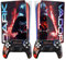 Sticker PS 5 Sith, Autocollant PS 5 Gaming, Console et Manette, Edition Standard Disque, Skin Sith (2 Manettes)