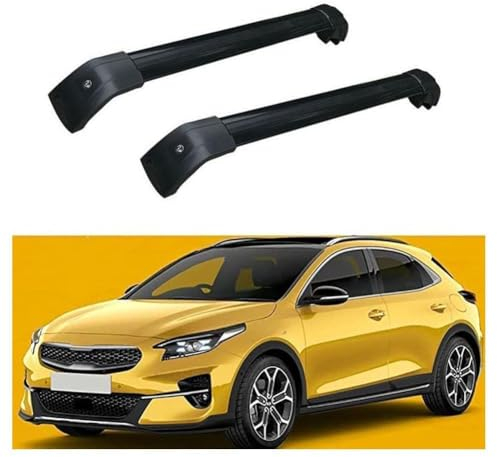 Dachträger-Querstangen Dachträger Dachgepäckträger für KIA Xceed 5 Door SUV 2020 2021 Dachträger aus Aluminium 2 Stücke,B