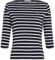 Tommy Hilfiger Slim Cody Boat-Nk 3/4Slv Ww0Ww40589, Top in Maglia a Maniche Corte, Donna, Blu (NOS Breton Desert Sky/Ecru), M