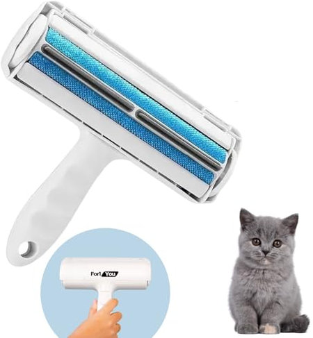 for1you Quitapelos Rodillos para Cada Superficie Mascotas Cepillo Removedor de Pelaje Lavable y Reutilizable Gatos Perros, Ideal para Alfombras, Ropa Sofás Solución Definitiva para un Hogar Limpio