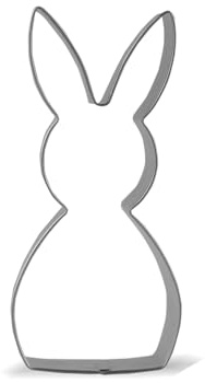 Keewah Ausstechform Osterhase Hase, 11,4 cm, Edelstahl