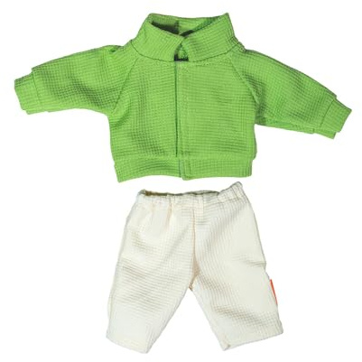 Miniland - Kleidung für 32 cm Puppe, Bekleidungszubehör für Puppen, Übergangsjacke und Hose