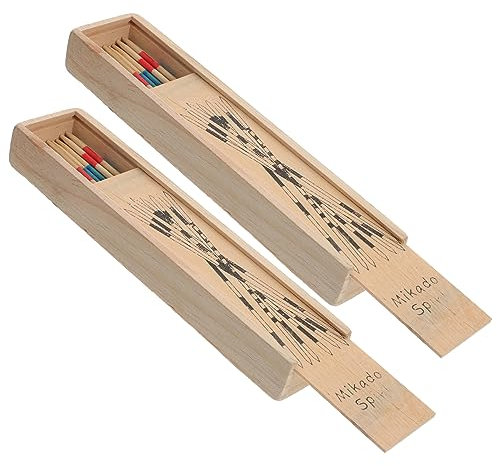 Supvox Spiele Mit Spielstäben Lernspielzeug Aus Holz Interaktives Eltern-Junge Mädchen-Spielzeug Für Logisches Denken Und Praktische Fähigkeiten