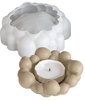 Moule en silicone en forme de nuage - Texture décorative en silicone pour les amateurs et les fabricants - Moule de décoration d'intérieur