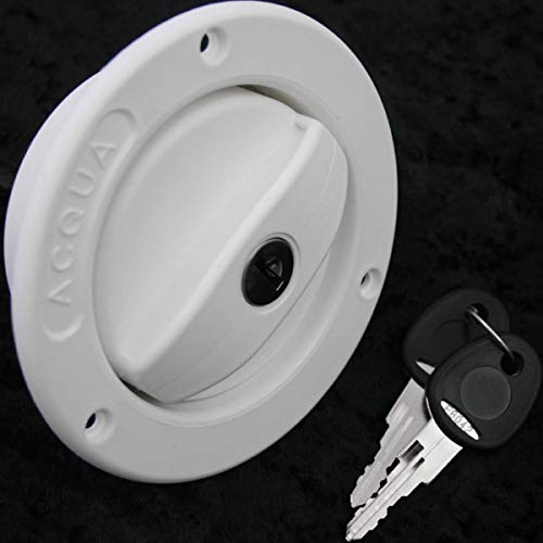 Bouchon de réservoir d'eau douce pour caravane et camping-car - Blanc - 2 g