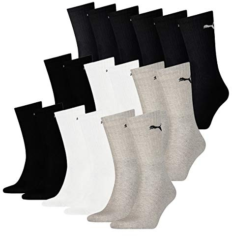 PUMA Socken Cush Crew Sportsocken Tennis Unisex 18 Paar