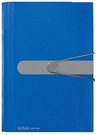 Herlitz 11208402 Fächermappe A4 PP 12 Fächer blau
