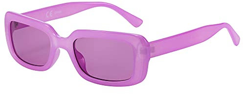 ZENOTTIC Occhiali da Sole Rettangolare alla Moda Retrò Protezione UV400 Occhiali Multicolori per Donne