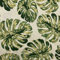 Kt KILOtela - Canvas Dekostoff, Home-Accessoires, Tischdecken, Kissen, Vorhänge, Taschen, Stück: 300 cm Länge x 280 cm Breite, Tropische Blätter, Grün - 3 Meter