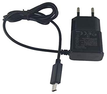 Cable Chargeur Prise Type C pour Samsung Galaxy Tab A7 Tablette Secteur Courant AC (Noir)