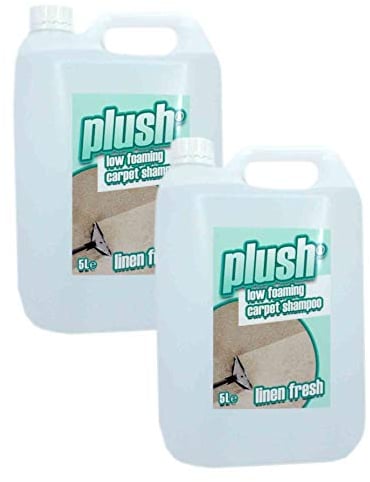 Carpet Cleaner Shampoo & Odour Deodoriser (inc Pet) 10L Plush (Linen Fresh)