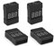 Lot de 5 testeurs de tension 2 en 1 1-8s LiPo Li-ion pour batterie LiPo/Li-ion/LiMn/Li-Fe