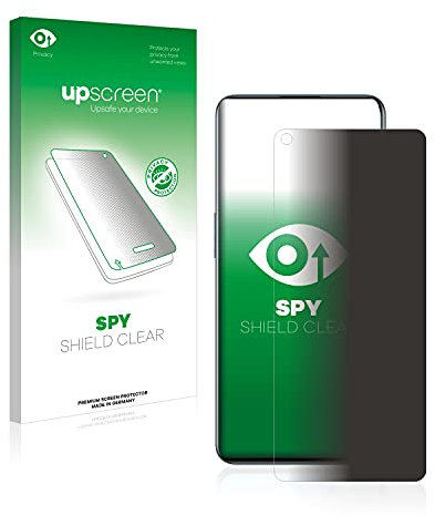 upscreen Anti-Spy Blickschutzfolie für OnePlus 9 Made in Germany, Privacy Screen Displayschutz-Folie [Sichtschutz, Blaulichtfilter]