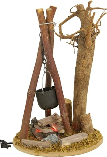 dekoprojekt Krippenzubehör Lagerfeuer extra groß 15 cm
