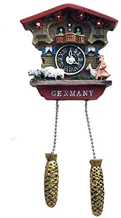 3D Deutschland Kuckucksuhr Kühlschrank Magnet Tourist Souvenirs Handmade Harz Handwerk Magnetische Aufkleber Home Küche Dekoration Reise Geschenk