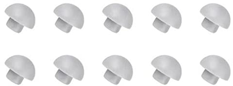 WC-Sitz-Deckel-Puffer, 10 Stück, WC-Deckel-Sitz-Puffer-Set, Zubehör, WC-Sitz-Puffer-Set, weiße Stoßstange für Badezimmer, WC-Sitz (Deckel-Abdeckkissen)